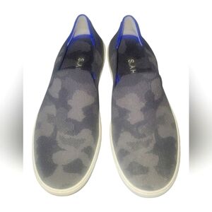 Rothy's The Original Slip On Gray Camo Textile Women's W8.5 Sneaker
